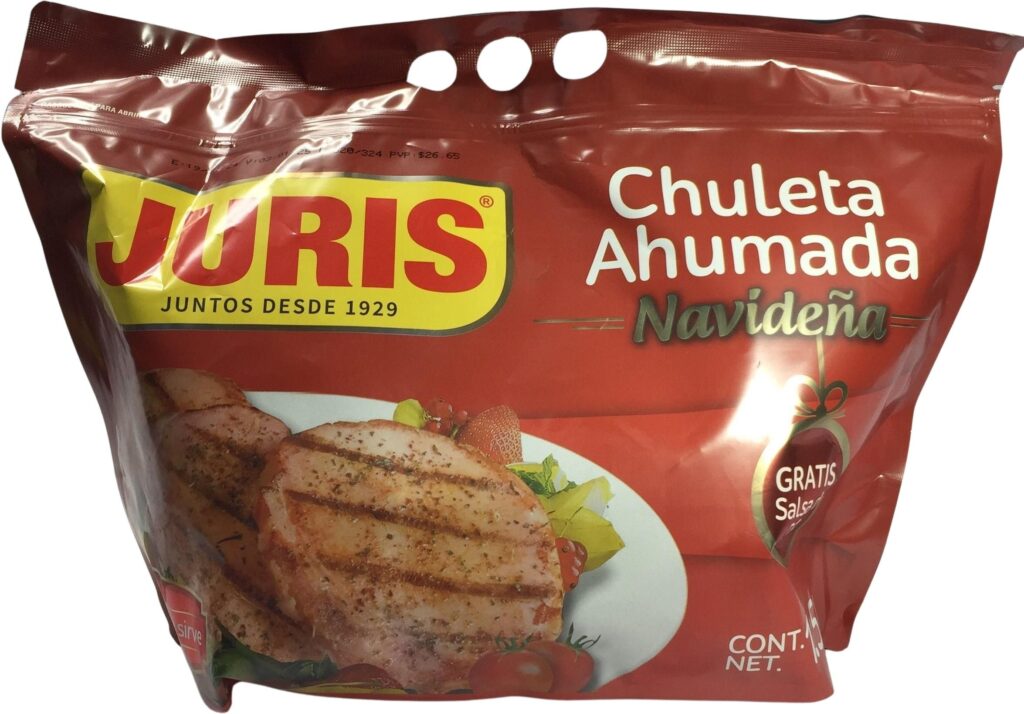 Chuleta de cerdo navideña ahumada - Ecuador